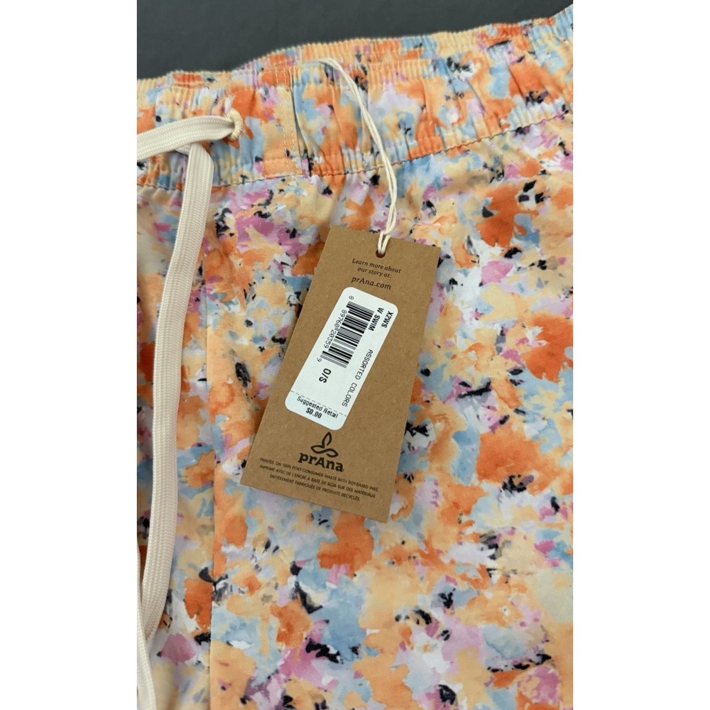 Prana Mariya Shorts Women's Size Large Orange Athletic Elastic Waist New! - Picture 8 of 8